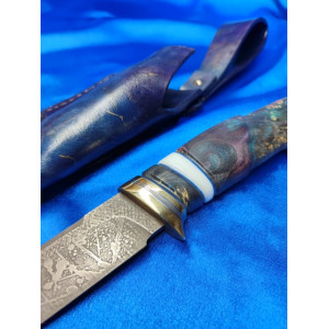 ОРІОН ніж ручної роботи майстра студії GARAGE ART, Сталь - N690™ 60-61 HRC. Photo 2